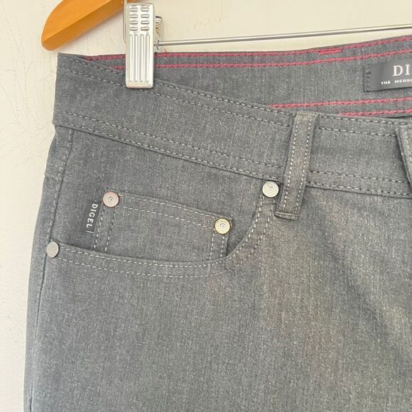 Digel Charcoal Gray "Lino Ceramica" Five Pocket Pant - Picture 6 of 10